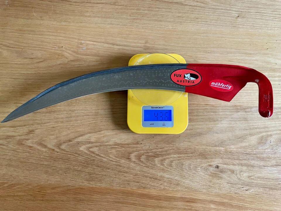 60 cm rakúska kosa FUX - váha 436g